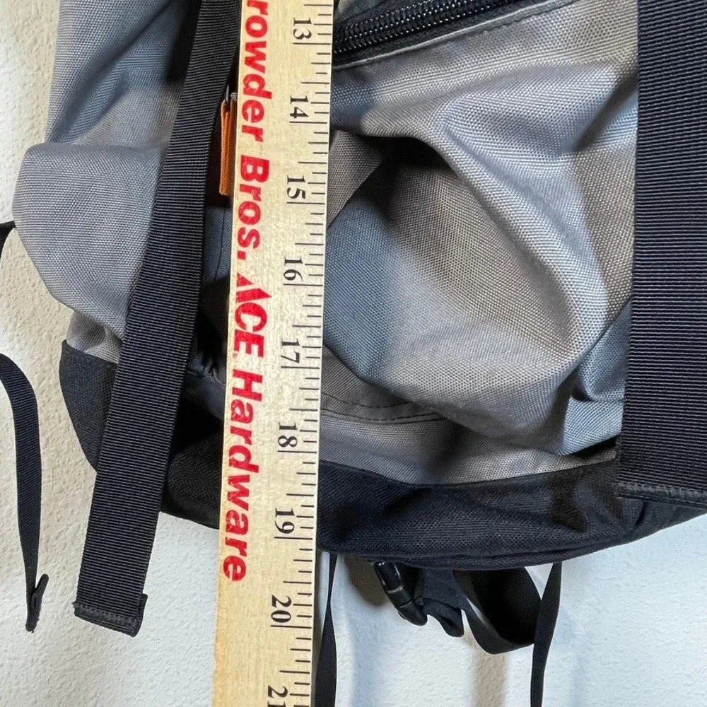 LL Bean Rucksack Backpack Unisex Large Grey Orange Gorpcore Hiking Utility‎ Bag